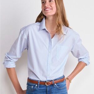 New! Vineyard Vines Birdie Poplin Button Down, Size Small